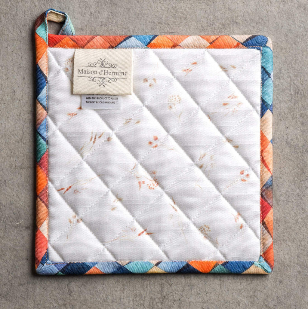Maison d' Hermine Pot Holders 100% Cotton Potholders (8" x 8", Pack of 2)
