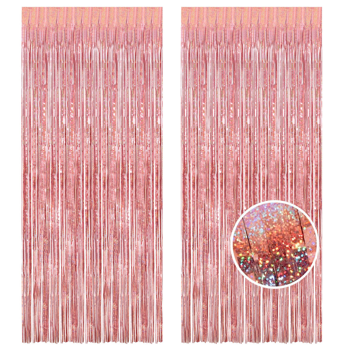 BRAVESHINE Pastel Green Streamers Party Backdrop Decorations 2 Pack