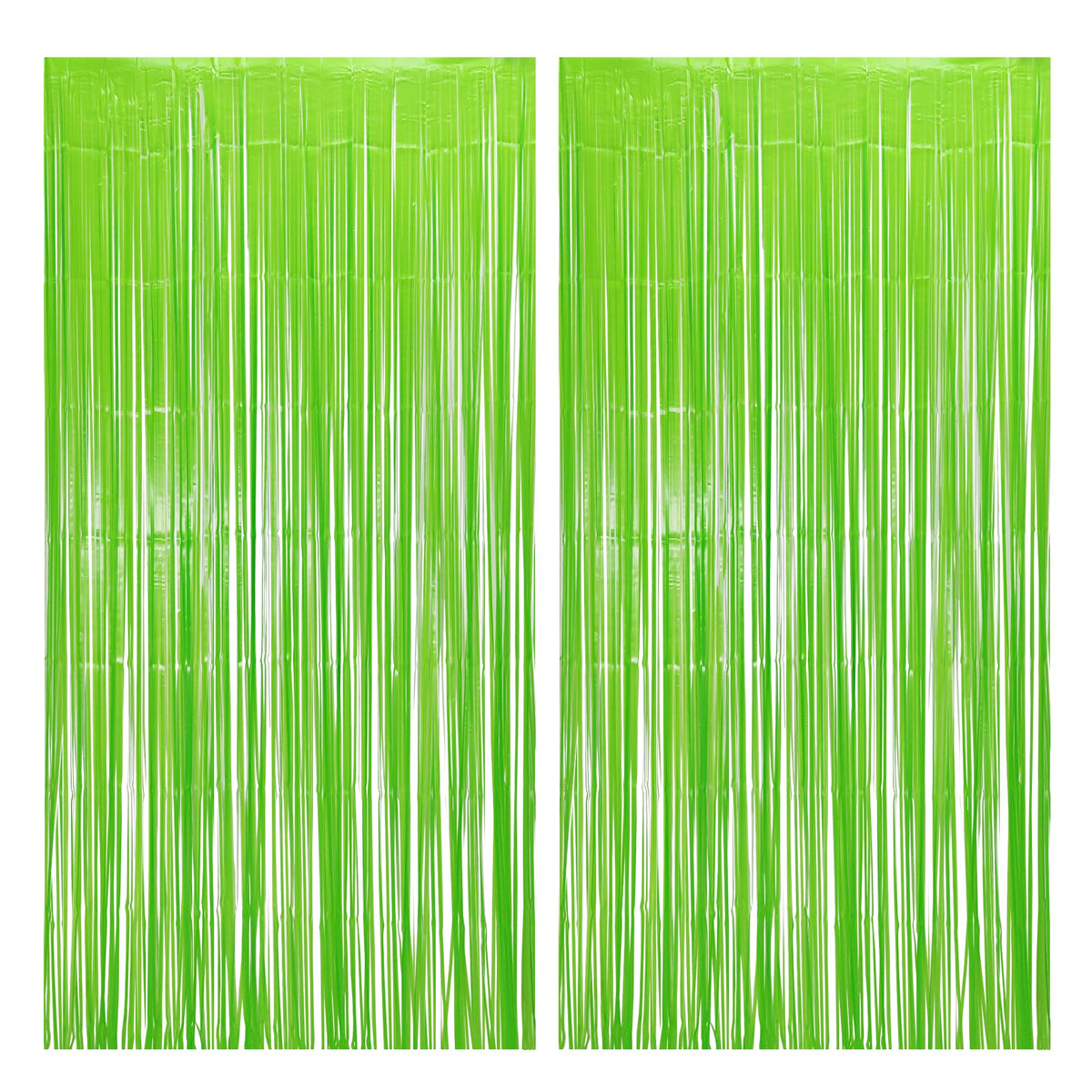 BRAVESHINE Pastel Green Streamers Party Backdrop Decorations 2 Pack