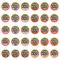Double Donut Coffee Decaf Flavored Coffee, Variety Pack, 30 Count