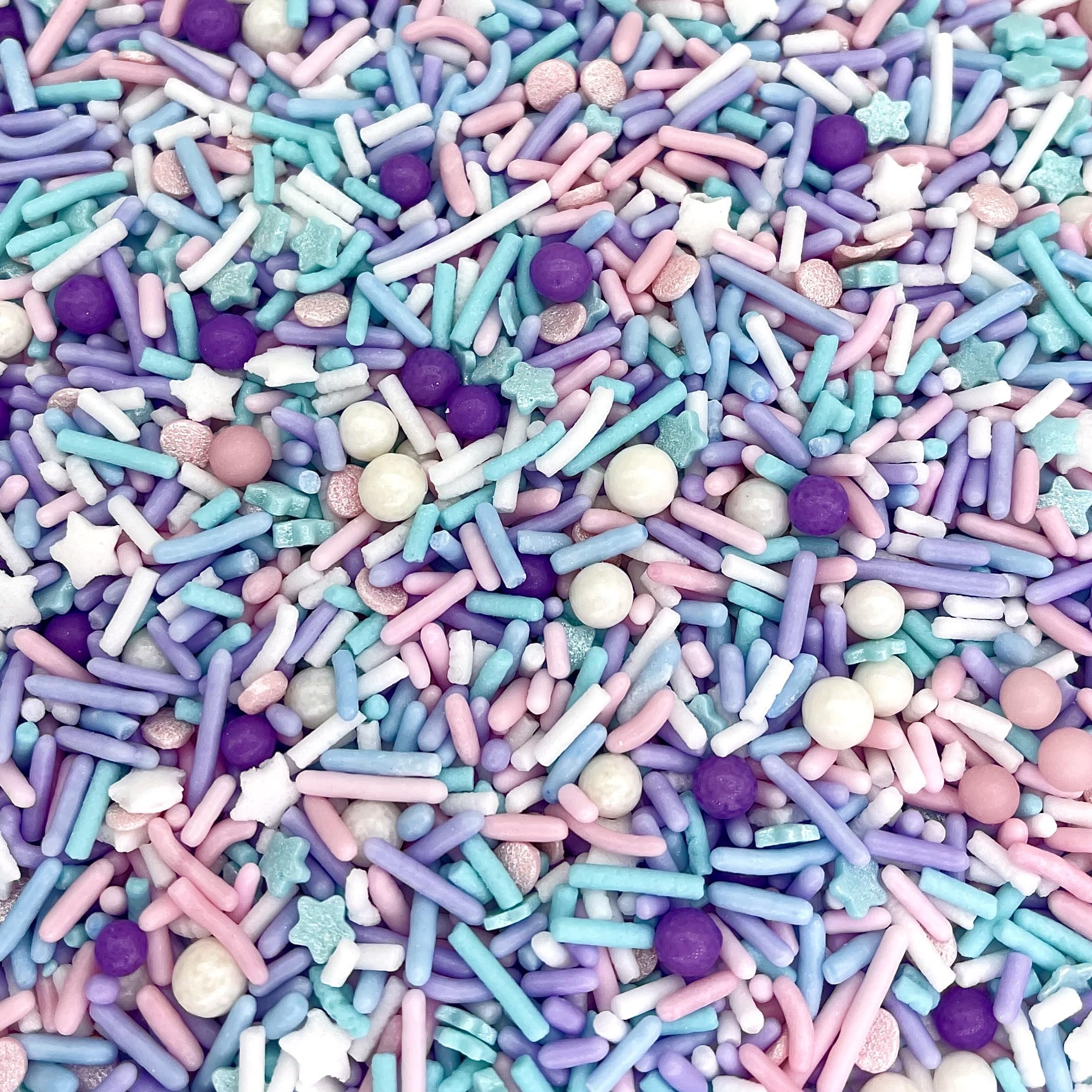 Manvscakes, pink sprinkles, valentines, cake sprinkles, gluten free, cookies, chocolate, fondant, princess topping, ice cream, edible, dessert decoration (Pink Blue)