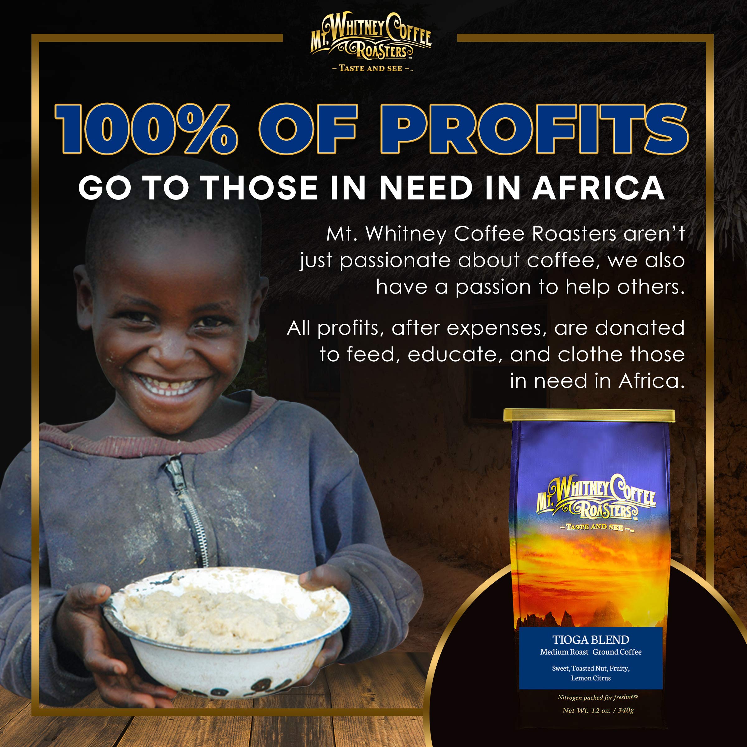 Mt. Whitney Tioga Blend Coffee (Ground, 12 Oz)