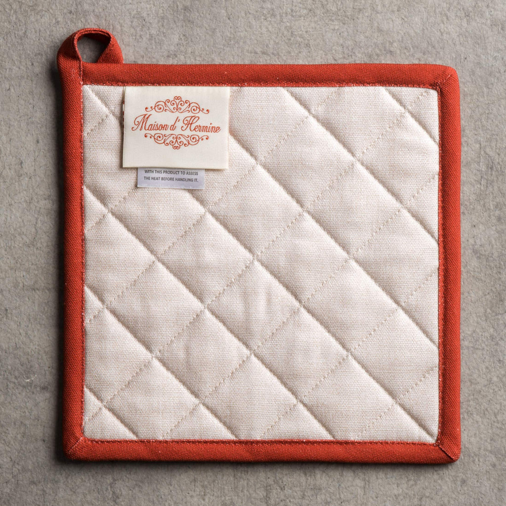 Maison d' Hermine Pot Holders 100% Cotton Potholders (8" x 8", Pack of 2)