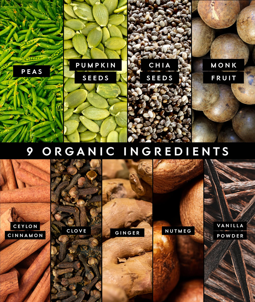 Truvani Organic Plant Based Protein Powder | Pumpkin Spice | 10 Servings