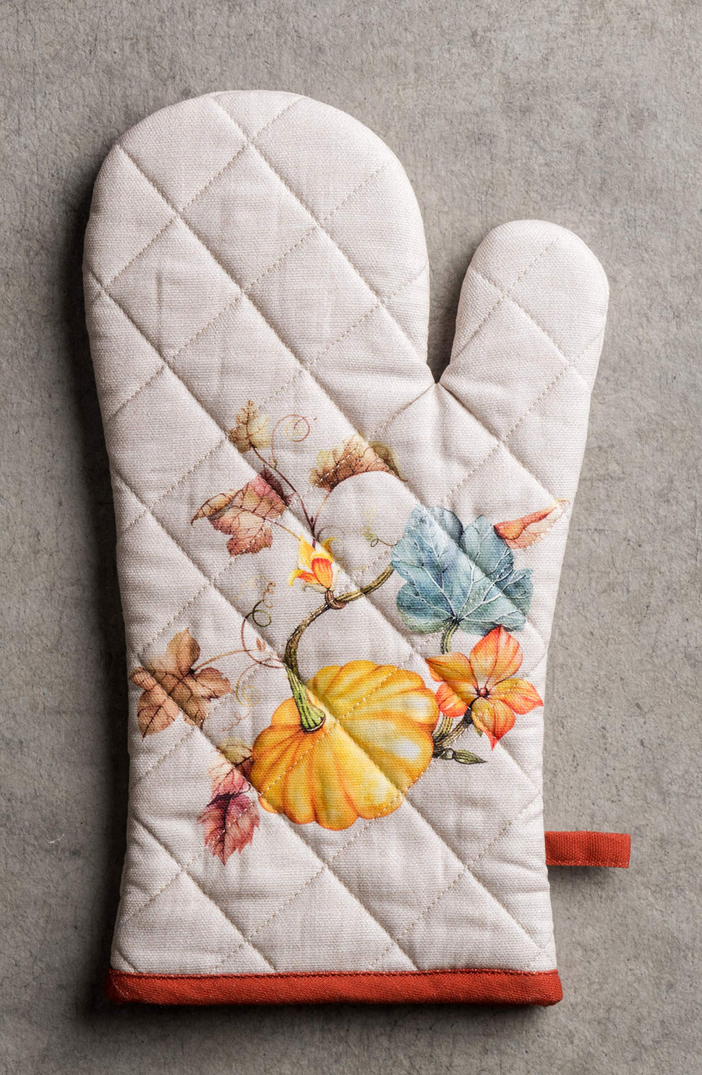 Maison d'Hermine Oven Gloves 100% Cotton Oven Mitt (7" x 13", Pack of 1)