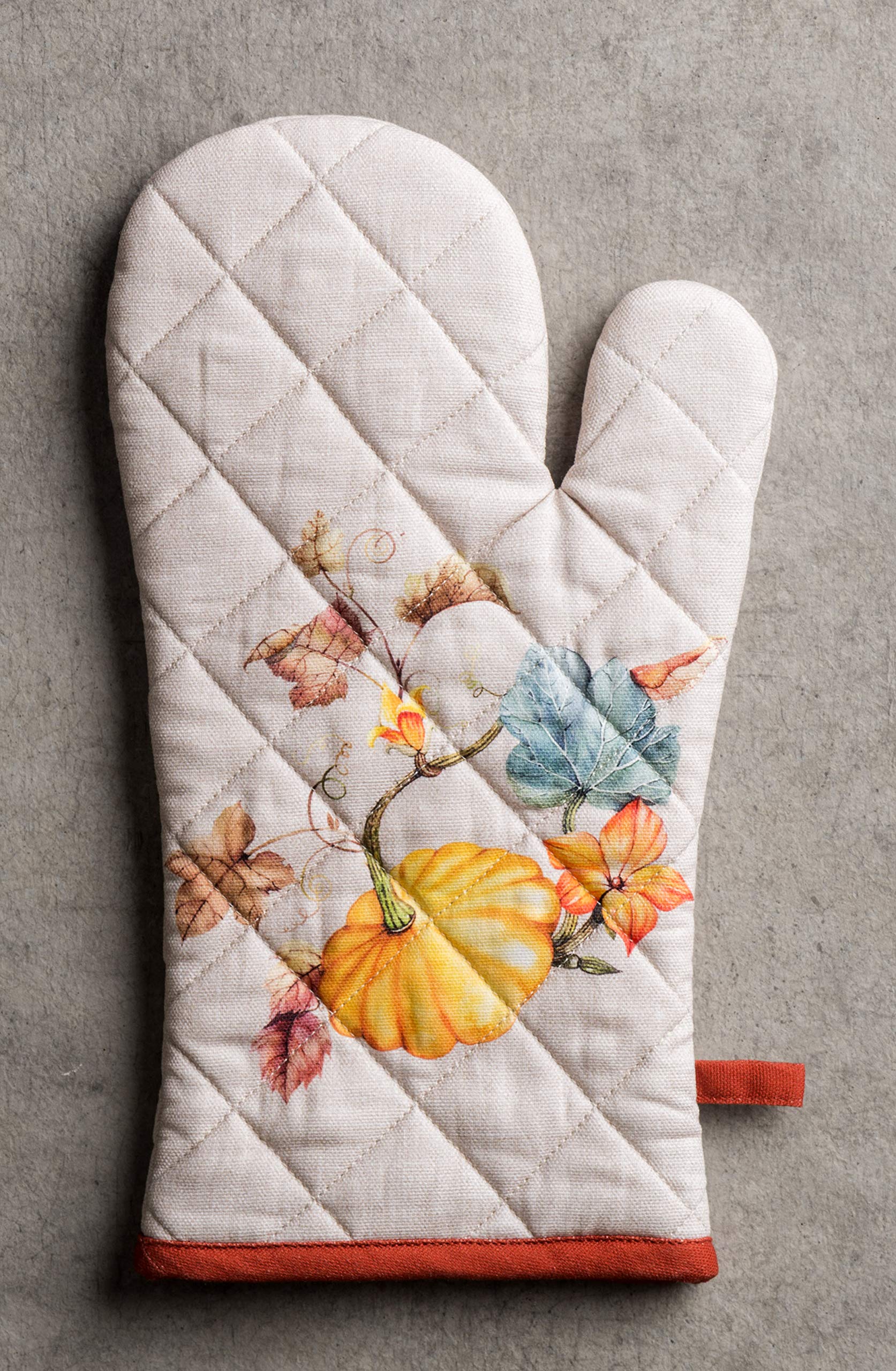 Maison d'Hermine Oven Gloves 100% Cotton Oven Mitt (7" x 13", Pack of 1)