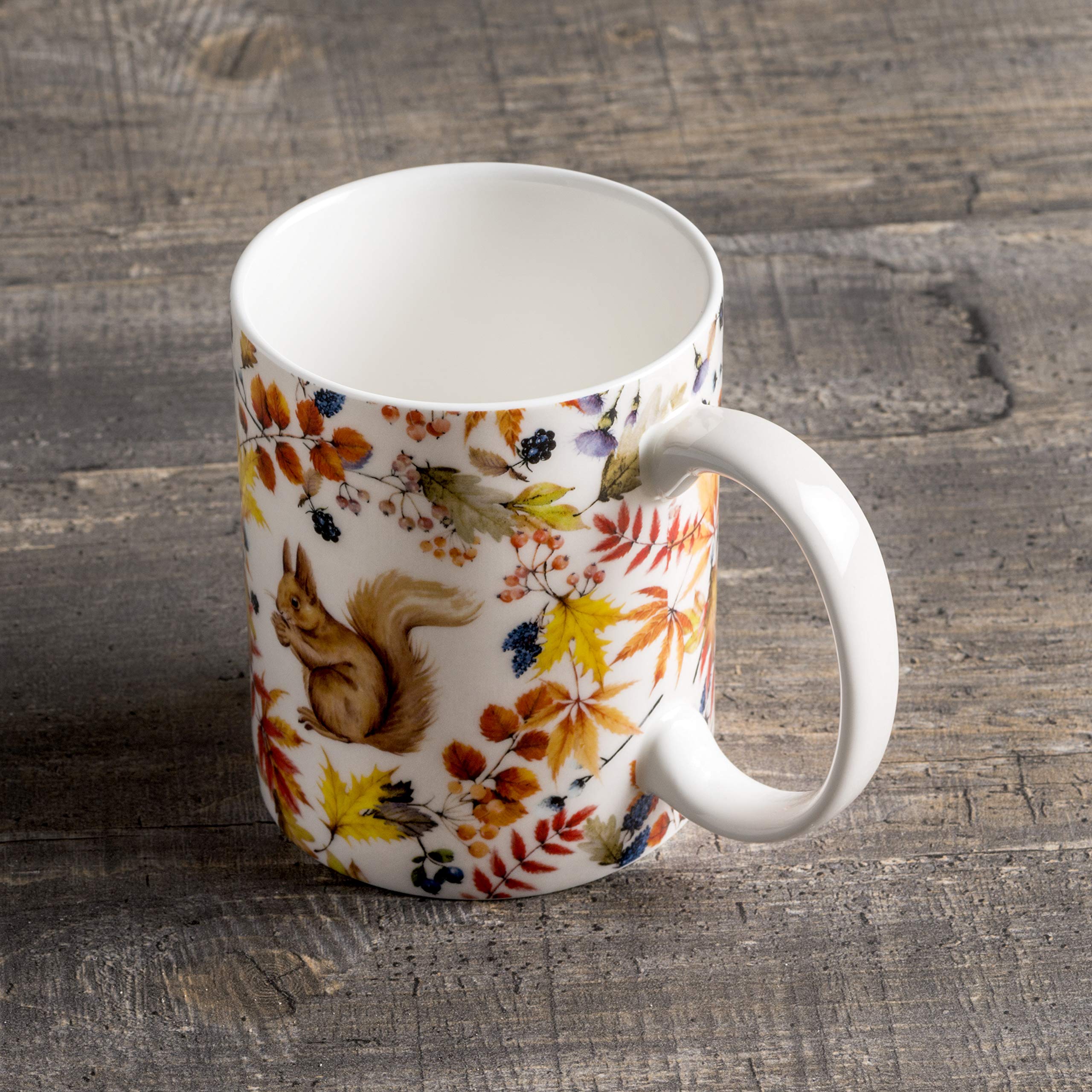 Maison d' Hermine Coffee Mug with Handles Tea Cups (12 Ounce, Pack of 1)