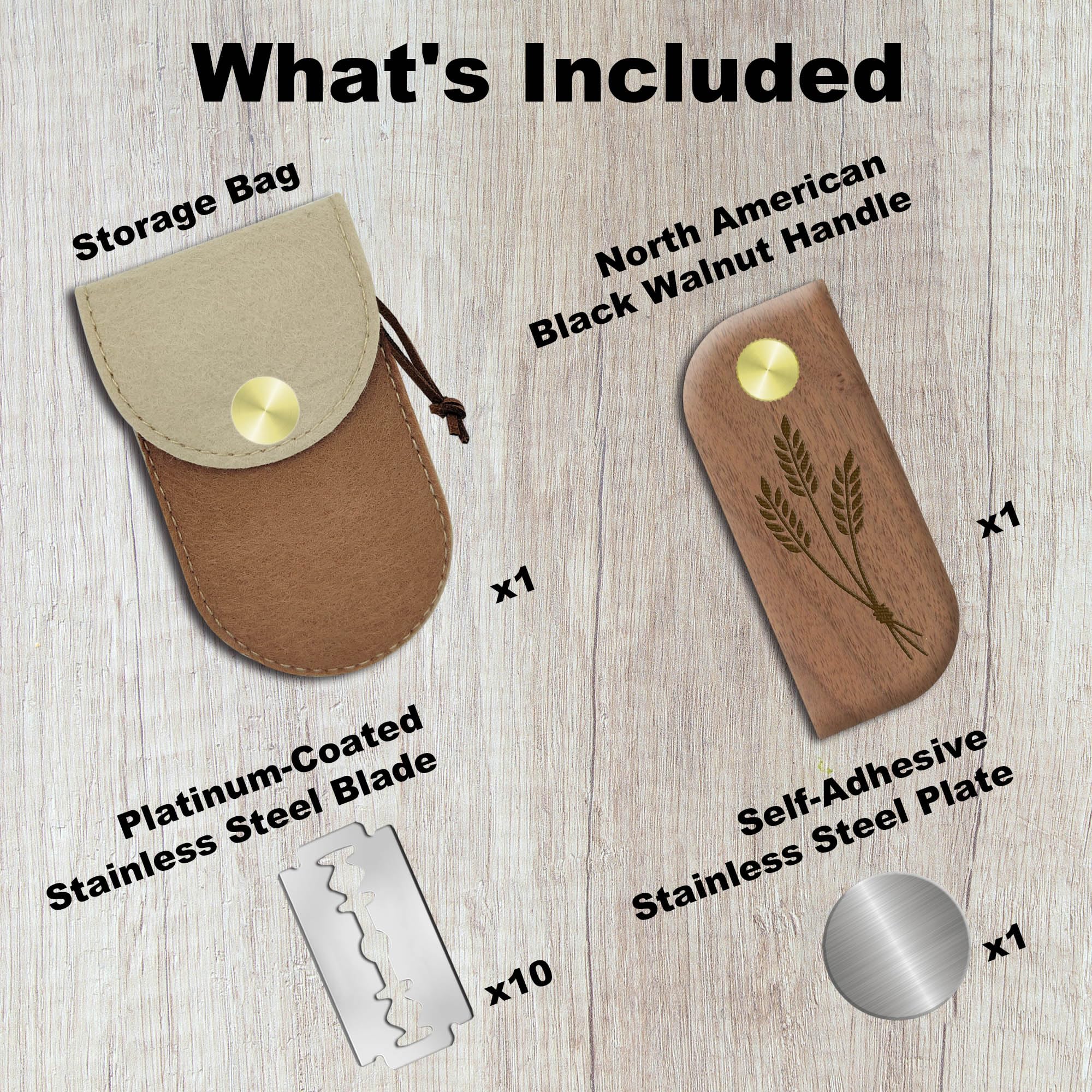 Magnetic Bread Lame Sourdough Scoring Tool Easy Scoring Knife for Bread Baking Scorer Cutter for Homemade Slashing with 10 Razor Blades - Storage Bag Included - Ergonomic Handle - Black Walnut