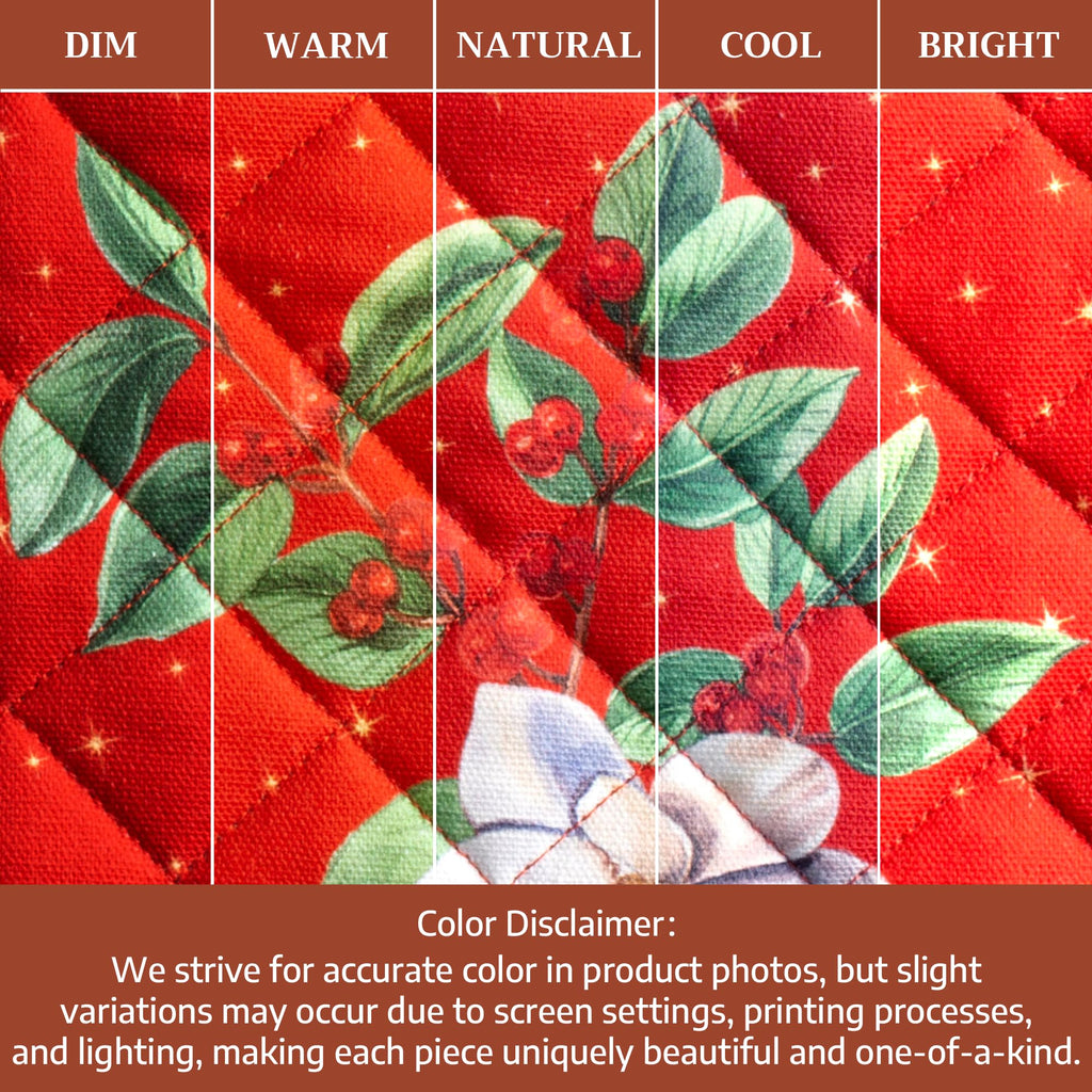 Maison d' Hermine 100% Cotton Oven Mitt & Pot Holder Set (7.5"x13" & 8"x8")