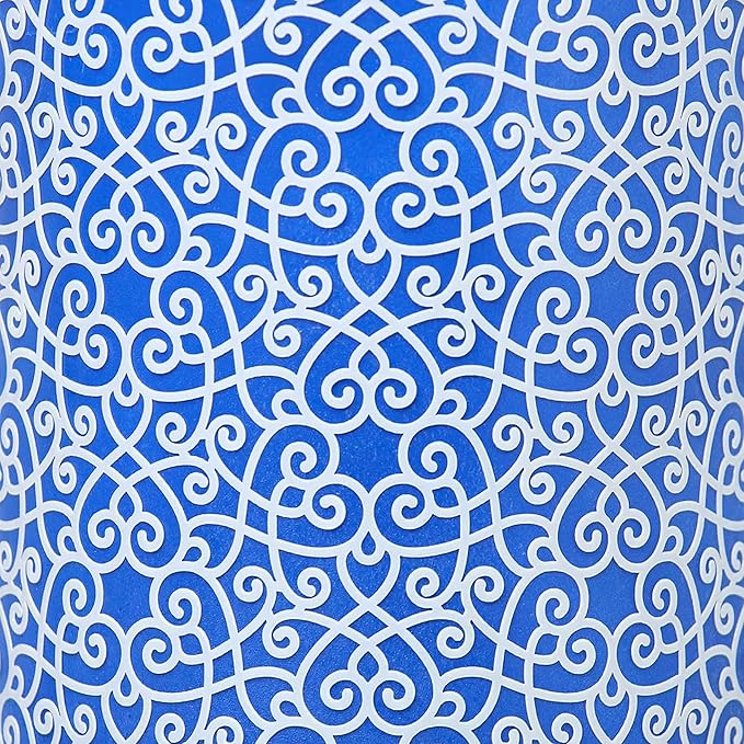 Cake Baking Stencil - Seamless Delicate Pattern for Decorating Tall Double Barrel Cake to Use with Buttercream, Royal Icing, Ganache, Paint, Airbrush (FLAIRE)