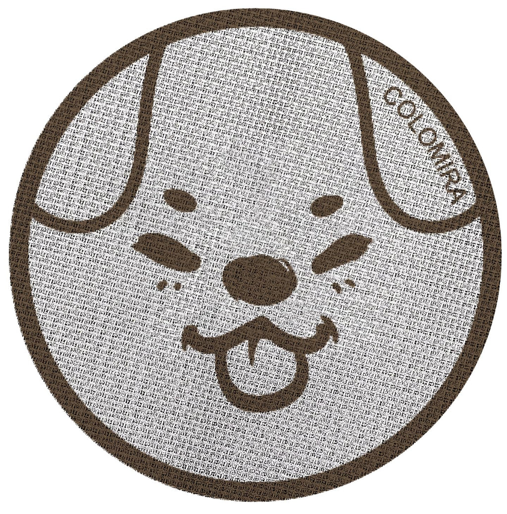 ColoMira 58.5mm Espresso Puck Screen, Lower Shower Screen, Metal Coffee Reusable Filter for 58mm Espresso Portafilter Basket, 1.7 Thickness(Doggie)