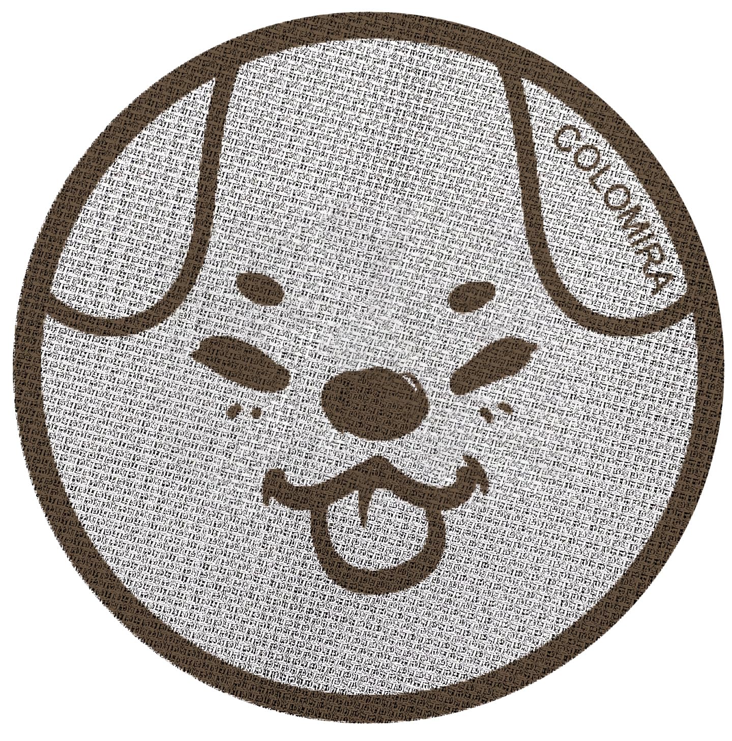 ColoMira 58.5mm Espresso Puck Screen, Lower Shower Screen, Metal Coffee Reusable Filter for 58mm Espresso Portafilter Basket, 1.7 Thickness(Doggie)