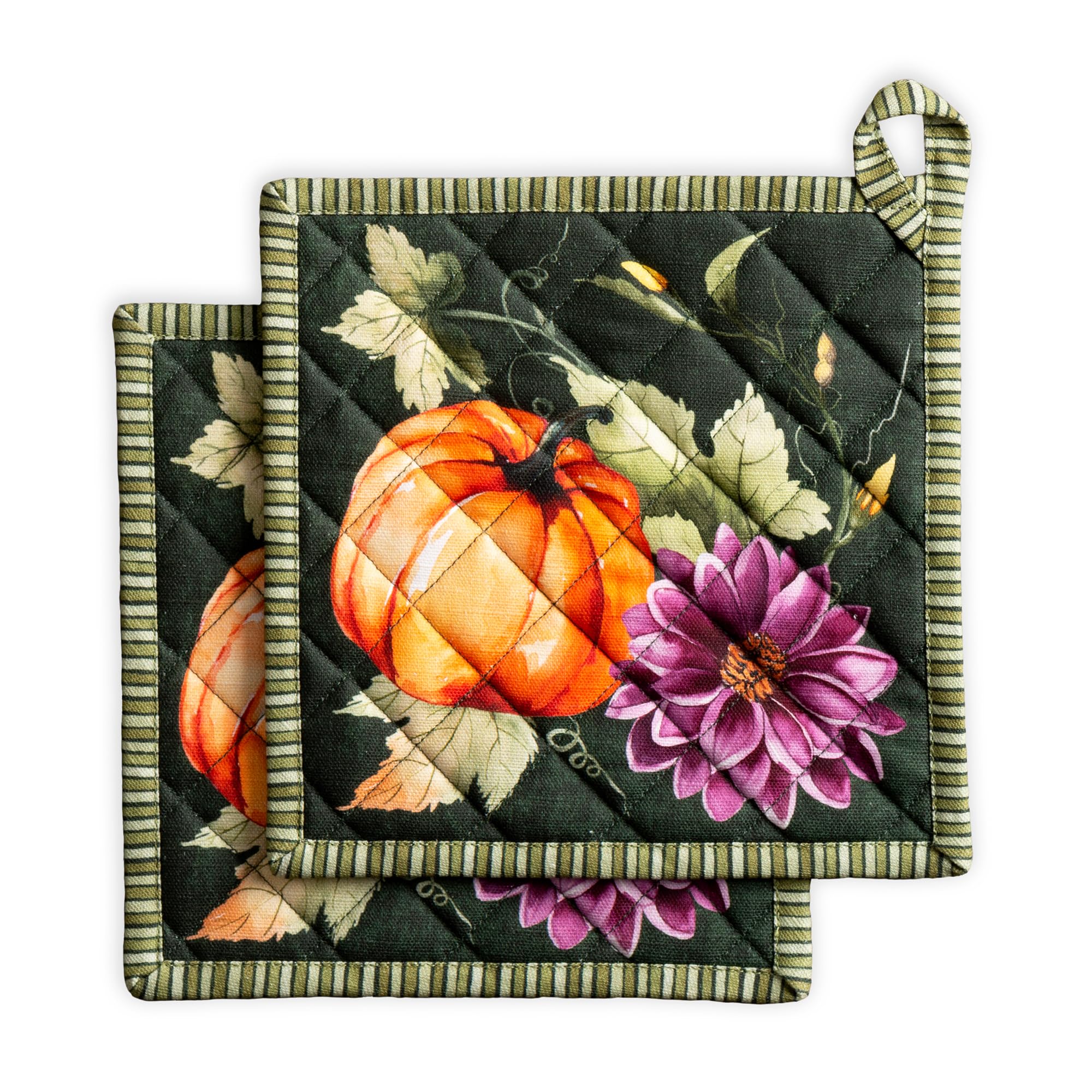 Maison d' Hermine Pot Holders 100% Cotton Potholders (8" x 8", Pack of 2)