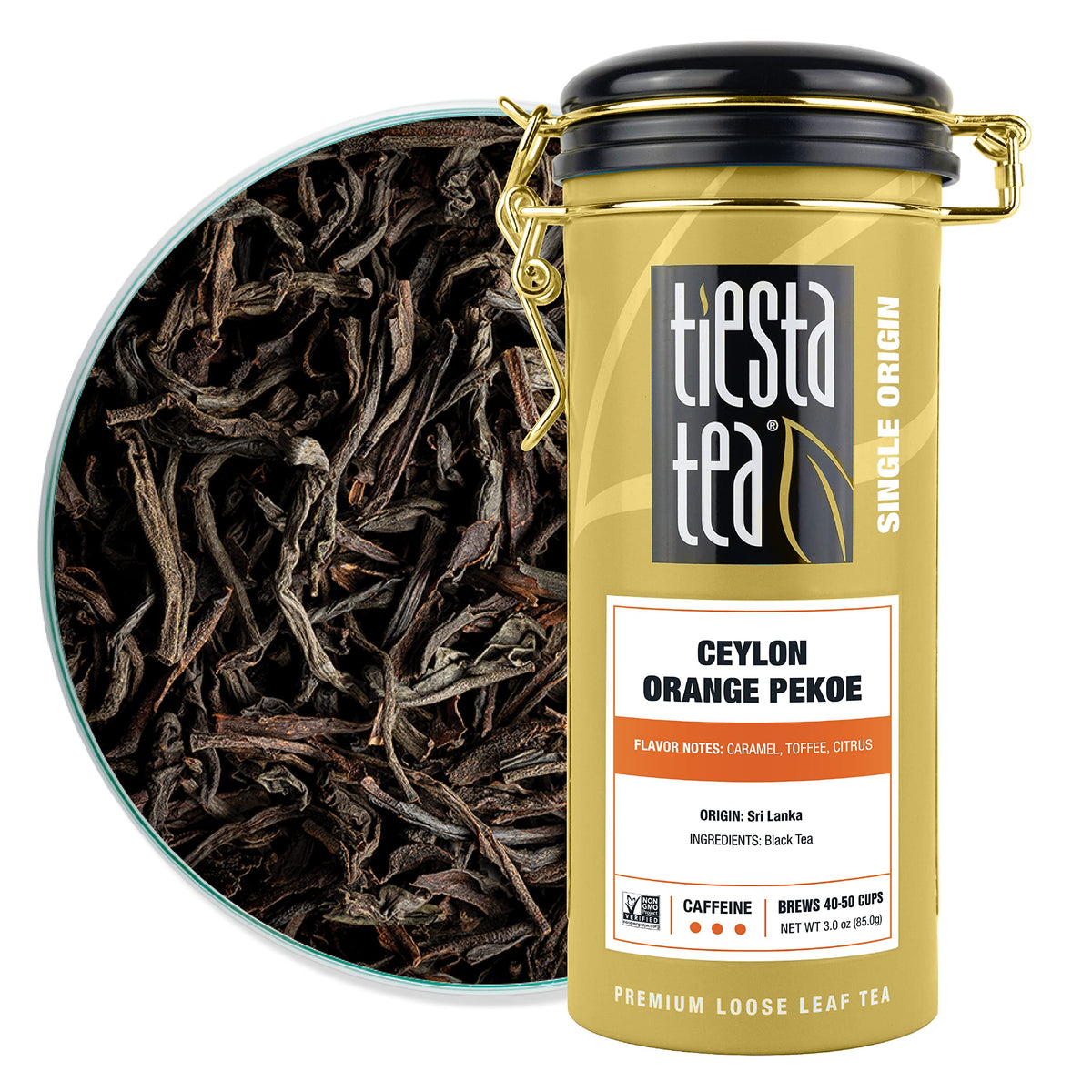 Tiesta Tea Victorian Earl Grey, Loose Leaf, Floral Earl Grey Black Tea, 4oz