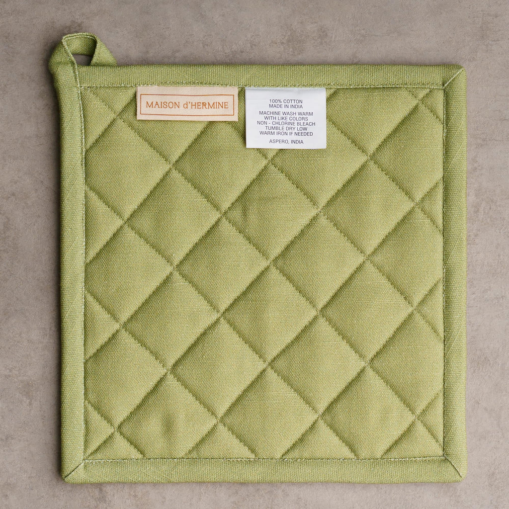 Maison d' Hermine Pot Holders 100% Cotton Potholders (8" x 8", Pack of 1)
