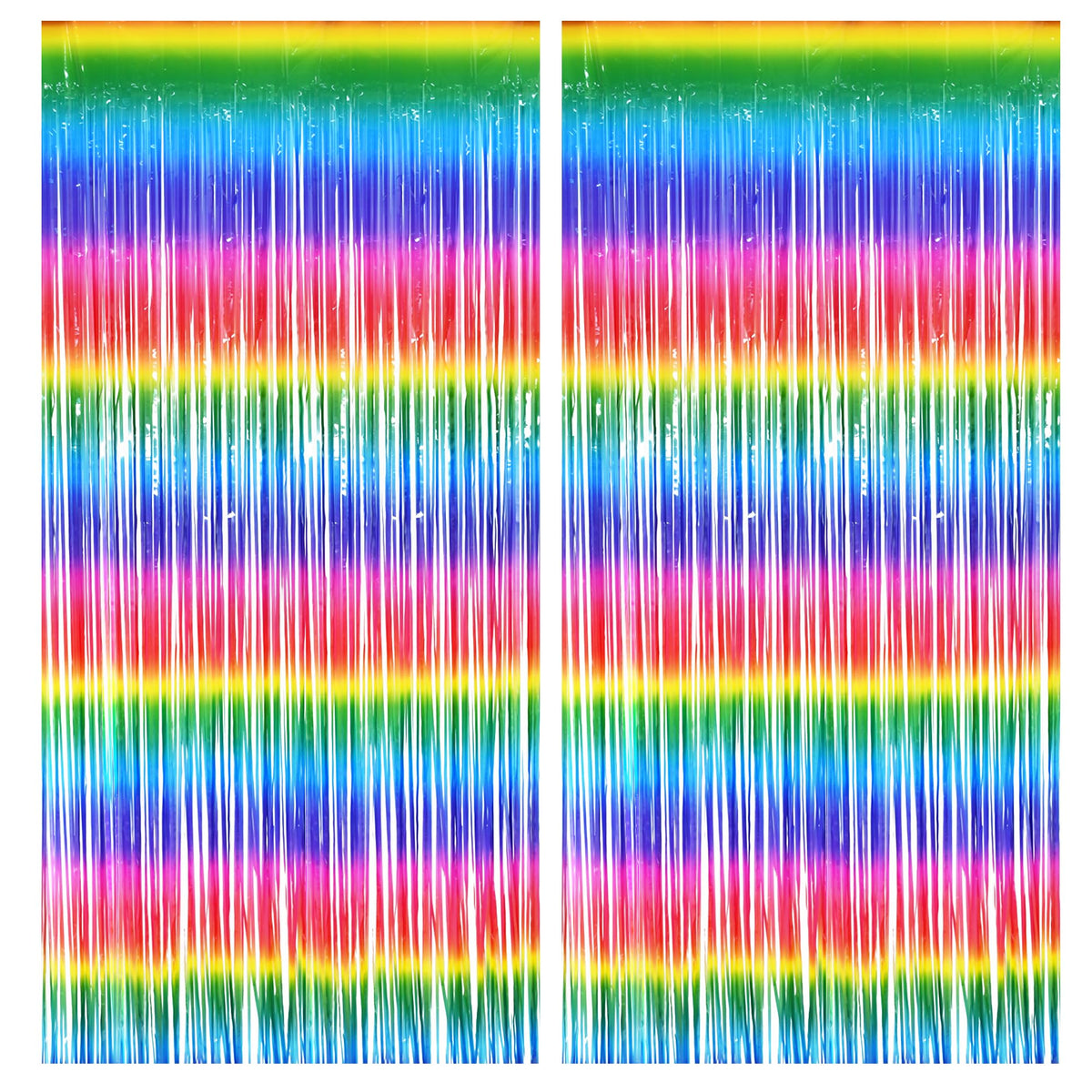 BRAVESHINE Pastel Green Streamers Party Backdrop Decorations 2 Pack