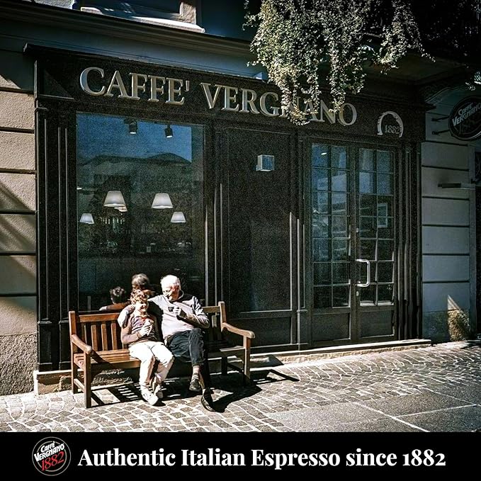 Caffe' Vergnano Medium Roast Espresso Bundle - Original Line Machine Compatible Arabica Robusta Italian Coffee For Nespresso Coffee Machines, Intenso & Napoli - 50 of Each Flavor (100 Capsules)
