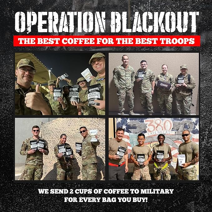 Blackout Coffee Climax Amaretto, Irish Cream & Kahlua Flavored Pods - Freshly Roasted in the USA - K-Cup Compatible Single-Serve Pods (18 Count)