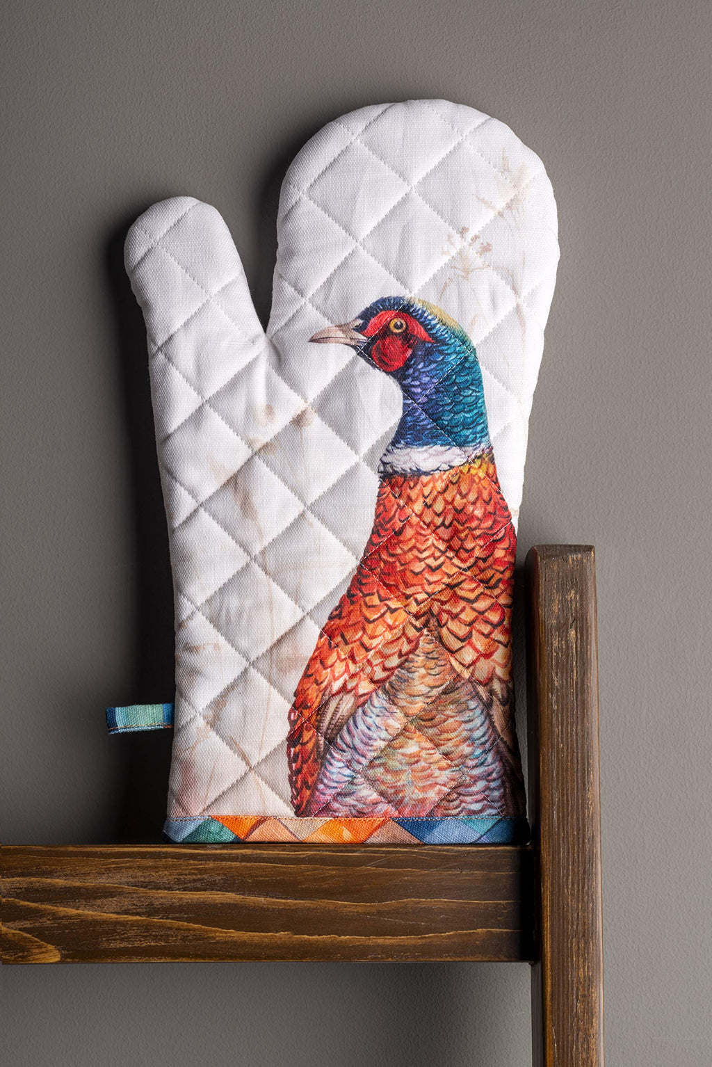 Maison d'Hermine Oven Gloves 100% Cotton Oven Mitt (7" x 13", Pack of 1)