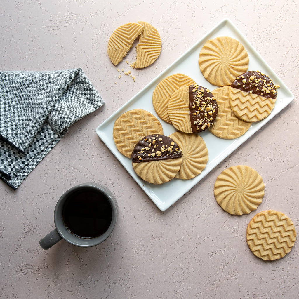 Nordic Ware Geo Cast Cookie Stamps