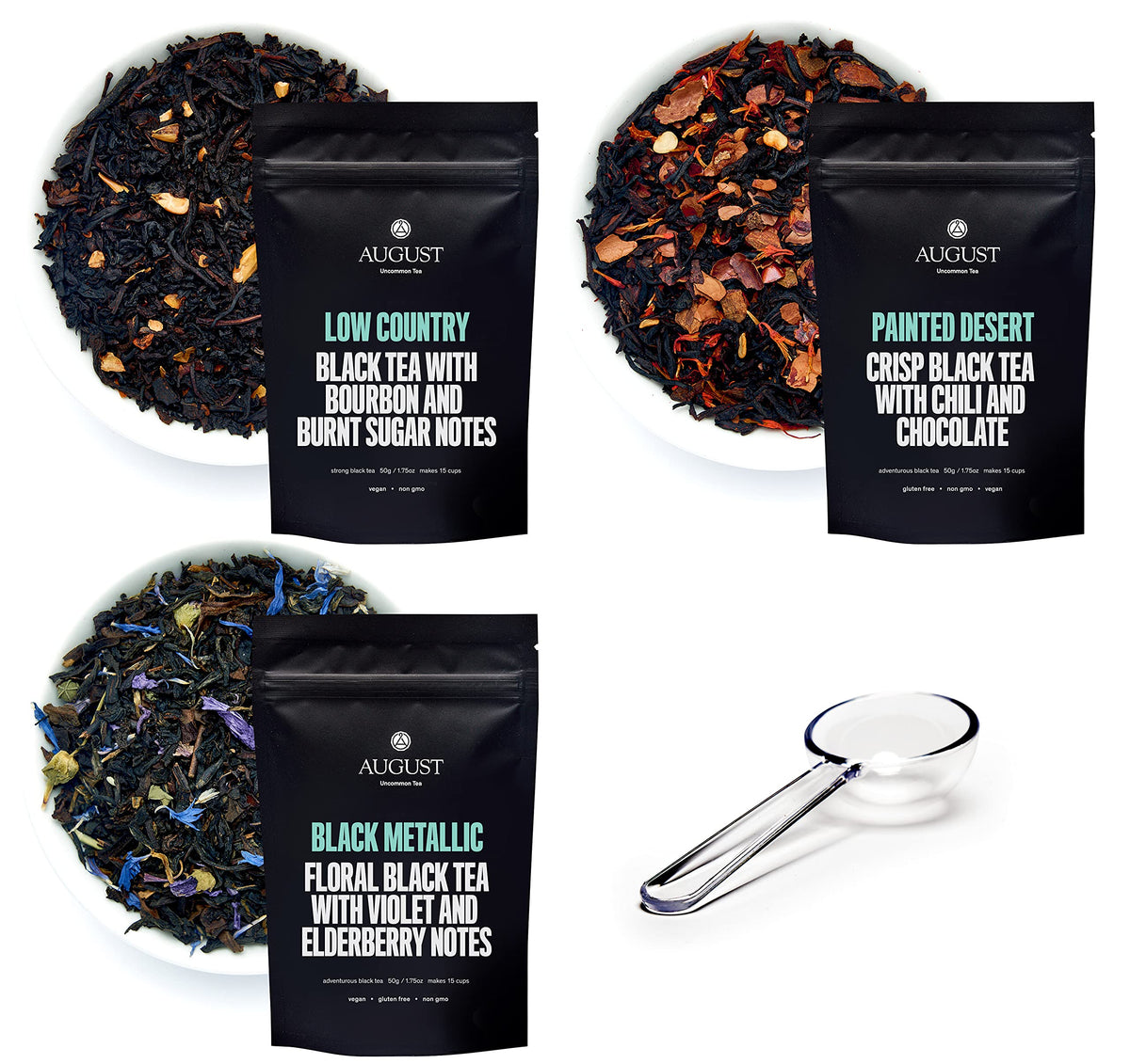 August Uncommon Passage Black Tea – Roasted Nuts & Dark Cocoa (1.75oz)