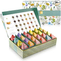 Teabloom - World's Finest Pyramid Tea Collection, 24 Varieties of USDA Certified Organic Teas - Black, Green, White, Oolong & Herbal Tea Blends