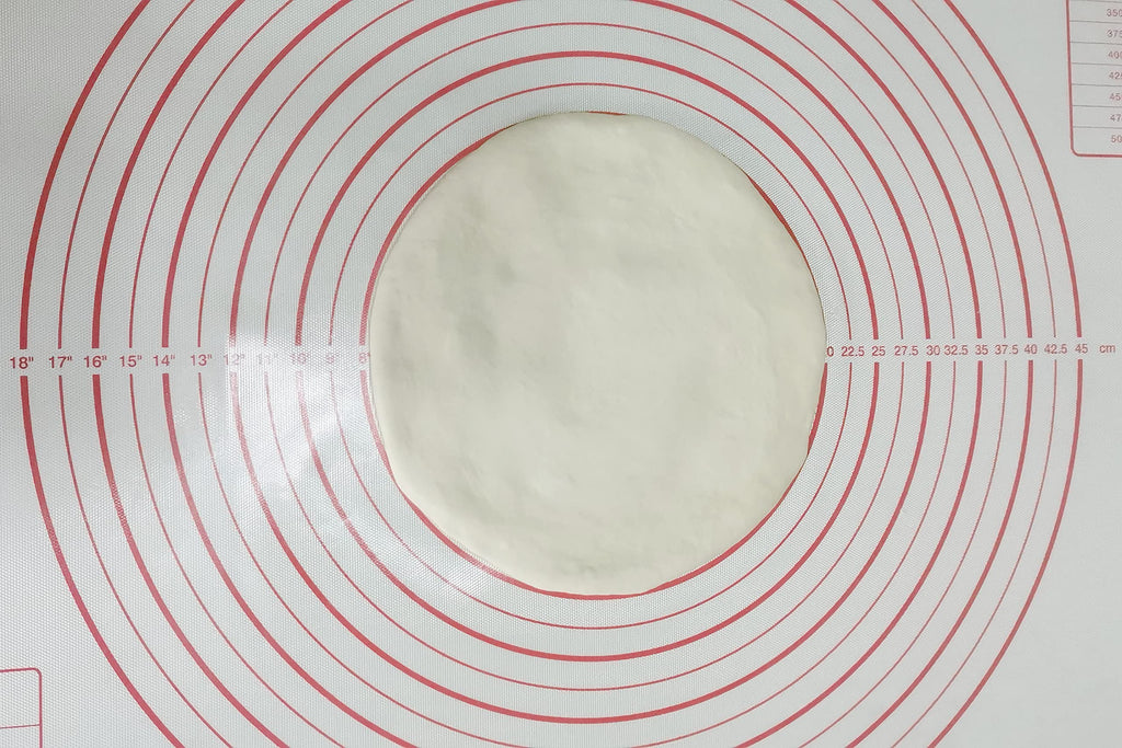 Yansumi silicone pastry non stick baking mat with measurement fondant mat with three sizes for silicone baking mat, counter mat, dough rolling mat,fondant/pie crust mat (Red, 32"L x 24"W)