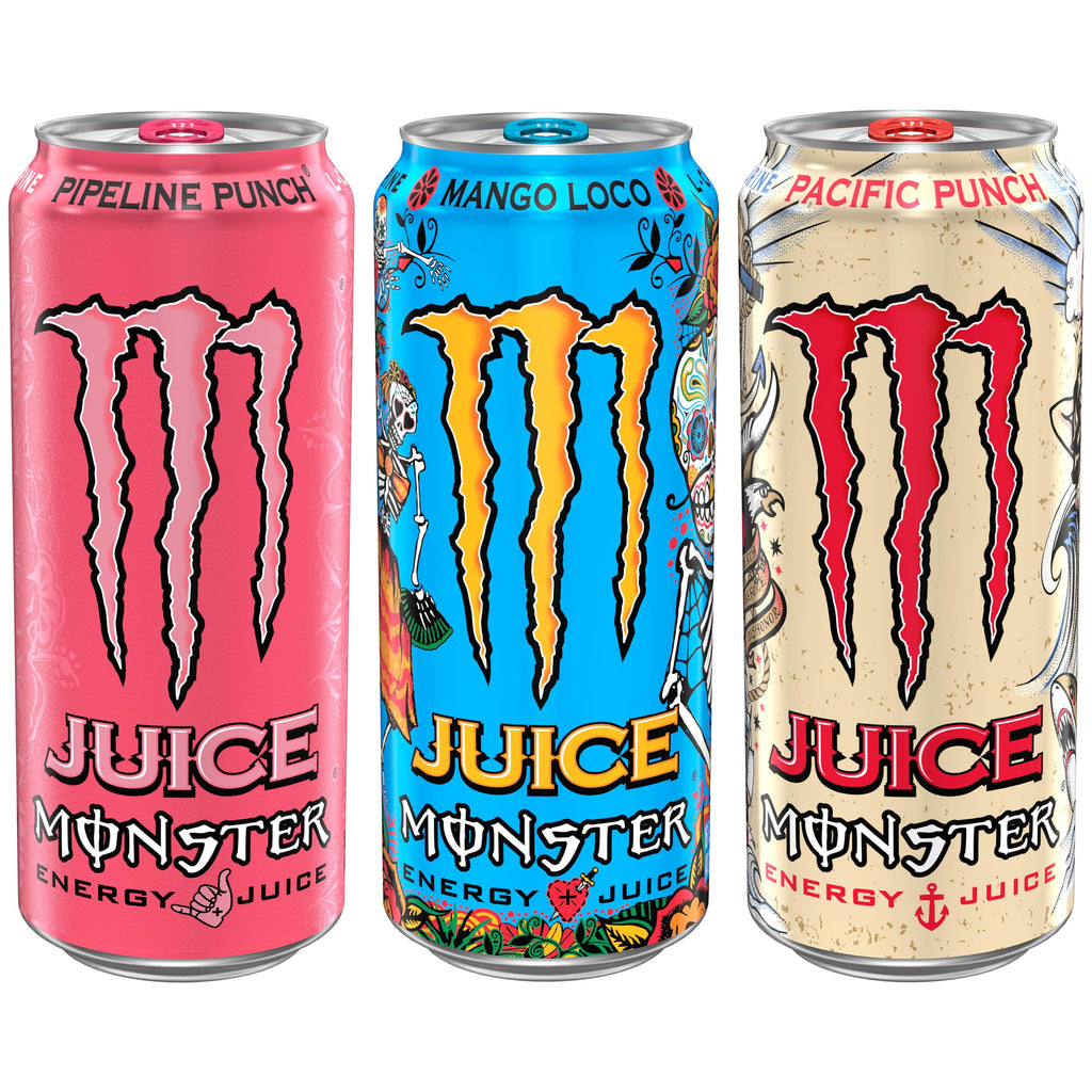 Monster Energy Juice Monster Variety Pack, PPMLPP, Energy Drink, 16 Ounce