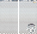 BRAVESHINE Hanging Balls Party Streamers Backdrop - 2 Pack Silver Tinsel Foil Curtain Photo Fringe Backdrop for 70s 80s Party, Birthdays, Bachelorette, Engagement, Music, Dance,New Years Decorations