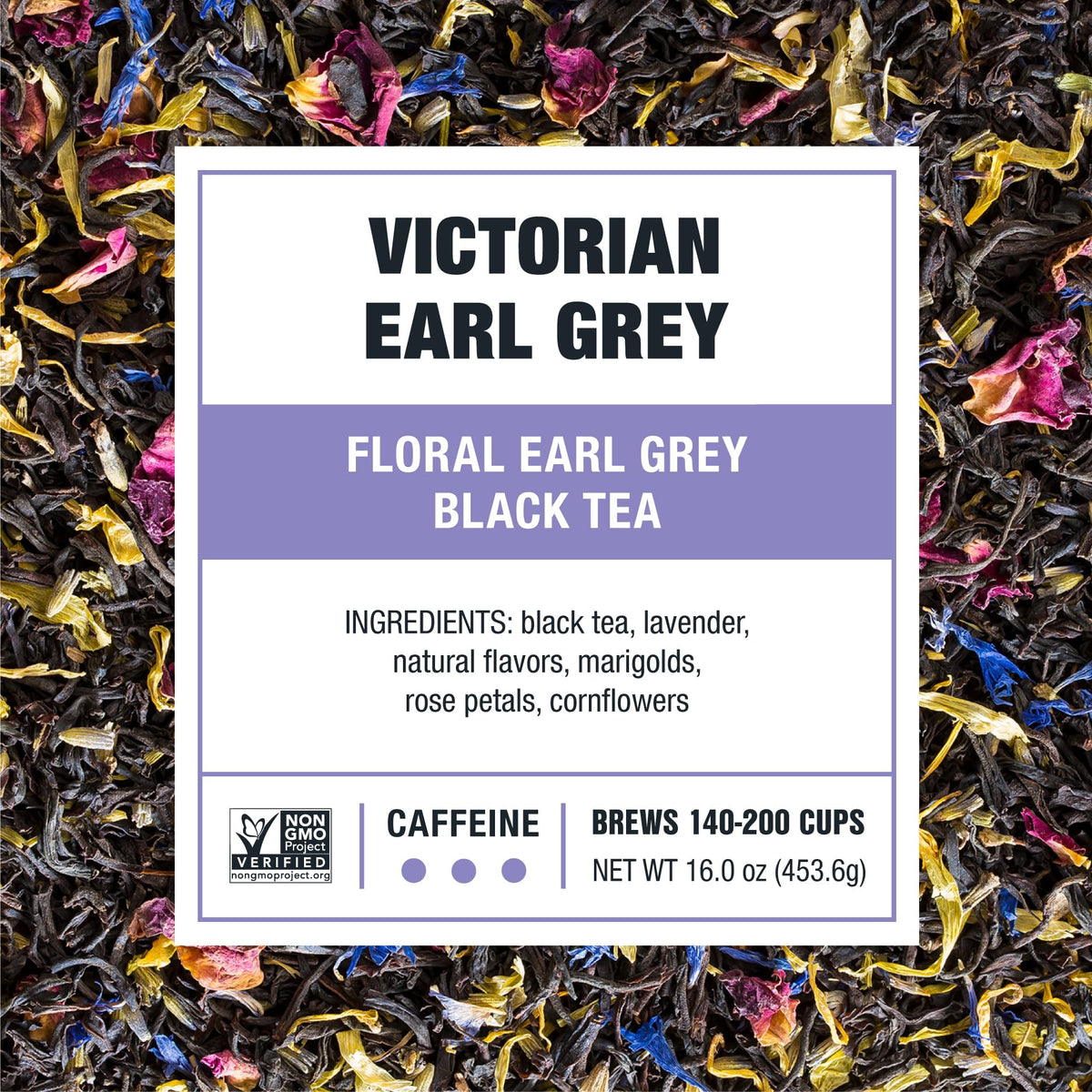 Tiesta Tea Victorian Earl Grey Loose Leaf Floral Earl Grey Black Tea 16oz