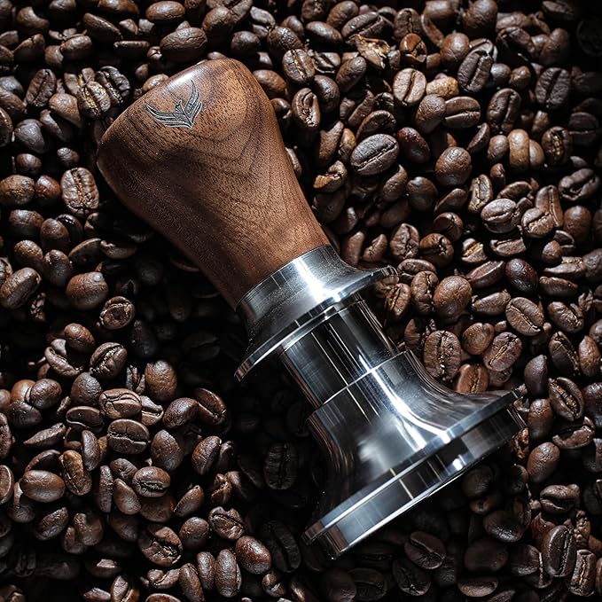 Breville Espresso Machine Accessories Kit 54mm – Walnut Naked Portafilter, Calibrated Tamper, Tamping Station, Distributor & Puck Screens Espresso Set for Barista Express, Pro, Touch, Bambino