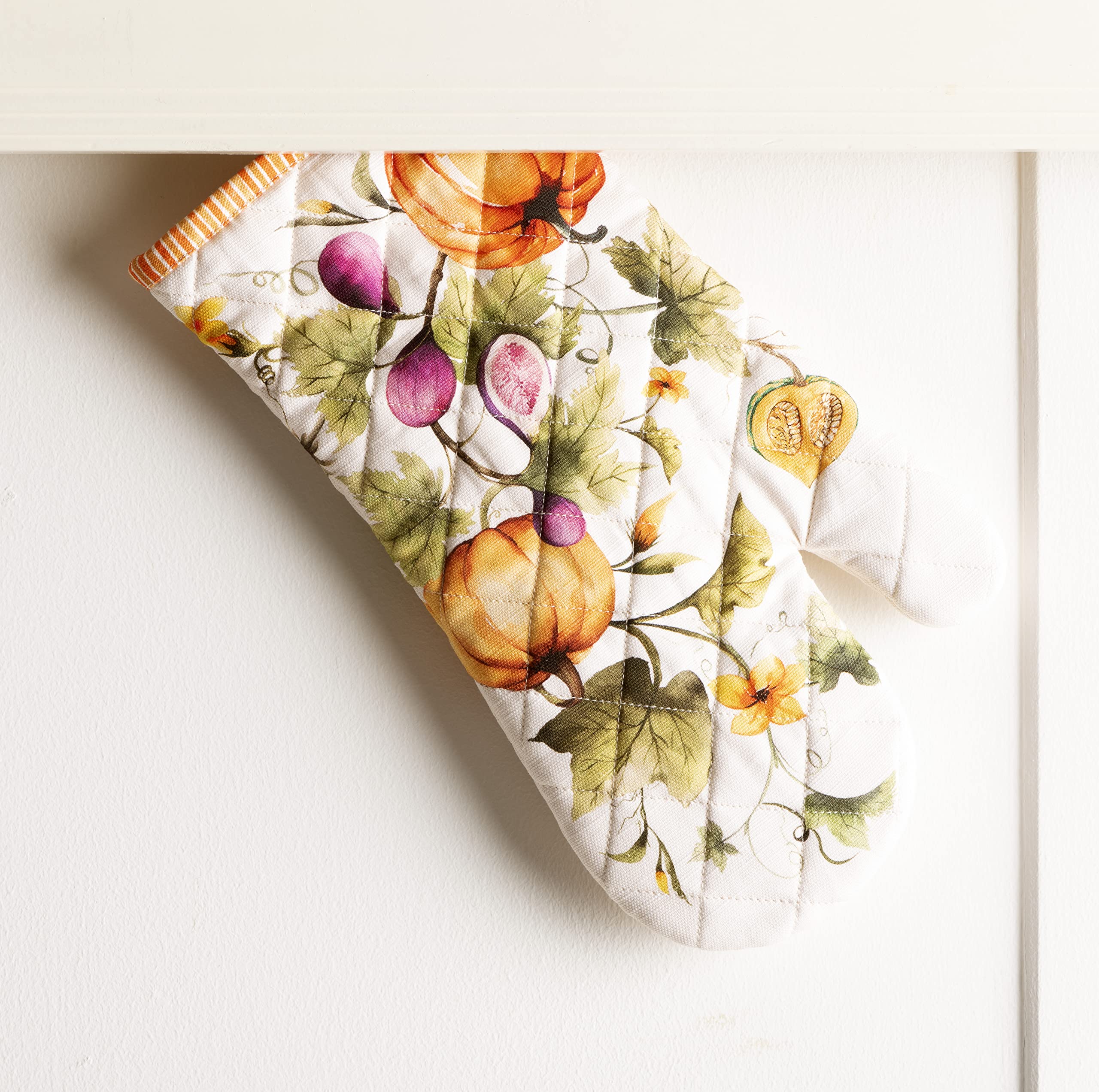 Maison d'Hermine Oven Gloves 100% Cotton Oven Mitt (7" x 13", Pack of 1)