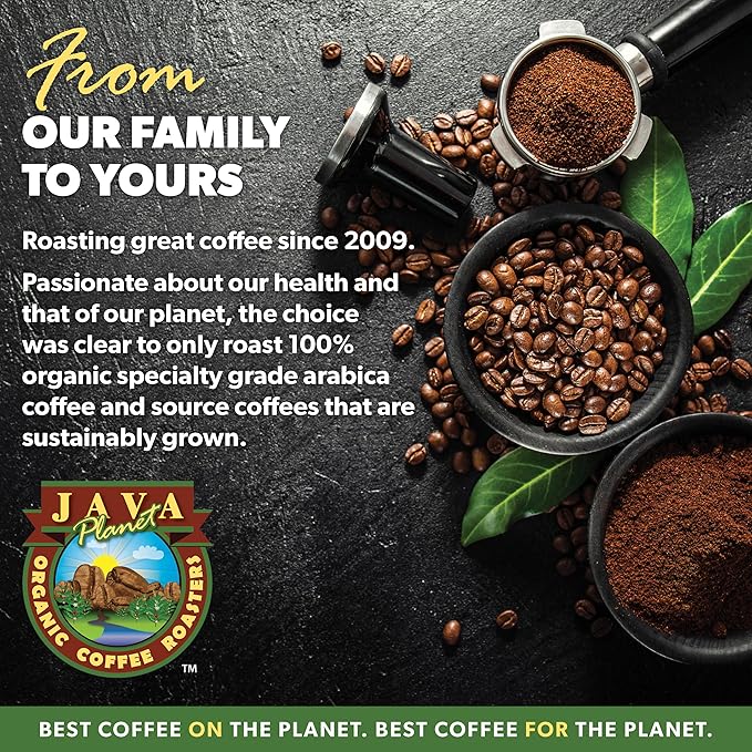 Low Acid Organic Coffee – Whole Bean, Mold-Free & Stomach Friendly by Java Planet, Guatemalan Single Origin Coffee, Medium Roast, Smooth Full Flavored, 2x1LB Bag