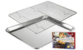 KITCHENATICS Half Sheet Baking Pan Aluminum Nonstick Oven Safe Set of 2