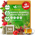 FreshDrinkUS, 30 Tea Bags Herbal Tea – Caffeine-Free Herbal Tea with Rooibos, Turmeric & Hibiscus – Loose Leaf Blend for Daily Rituals and Clean Living – Vegan, No Additives