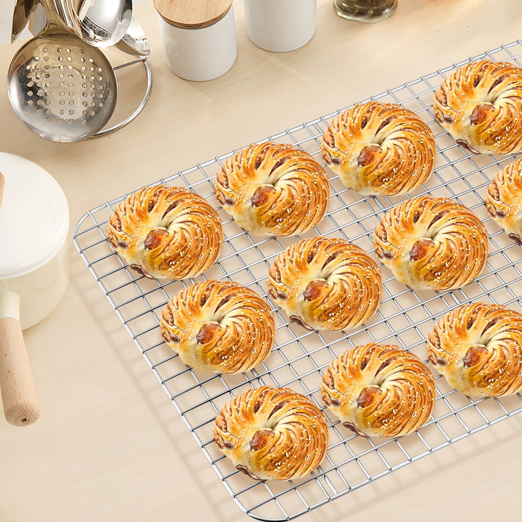 TeamFar Cooling Rack, Stainless Steel Baking Rack for Oven