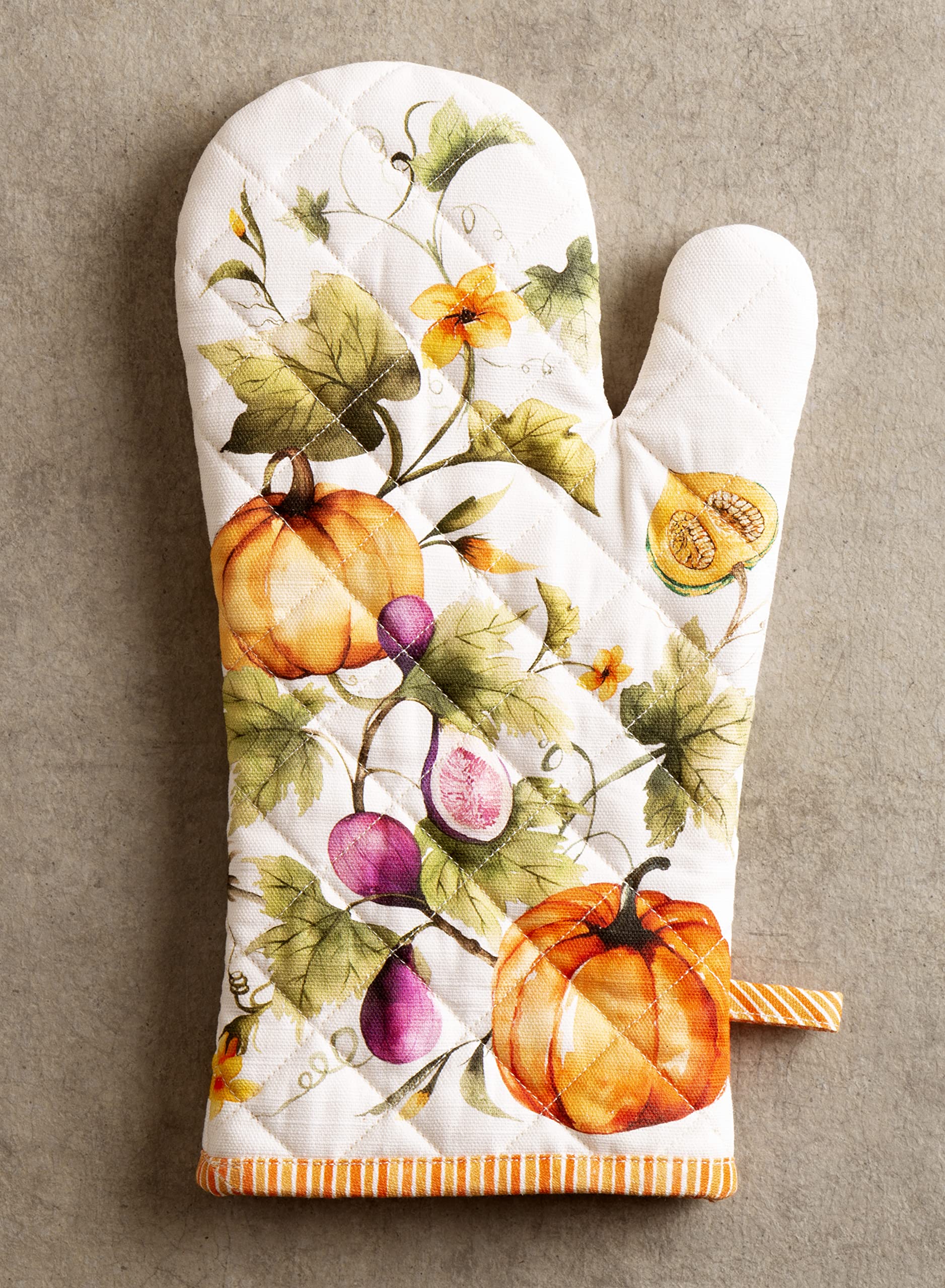 Maison d'Hermine Oven Gloves 100% Cotton Oven Mitt (7" x 13", Pack of 1)