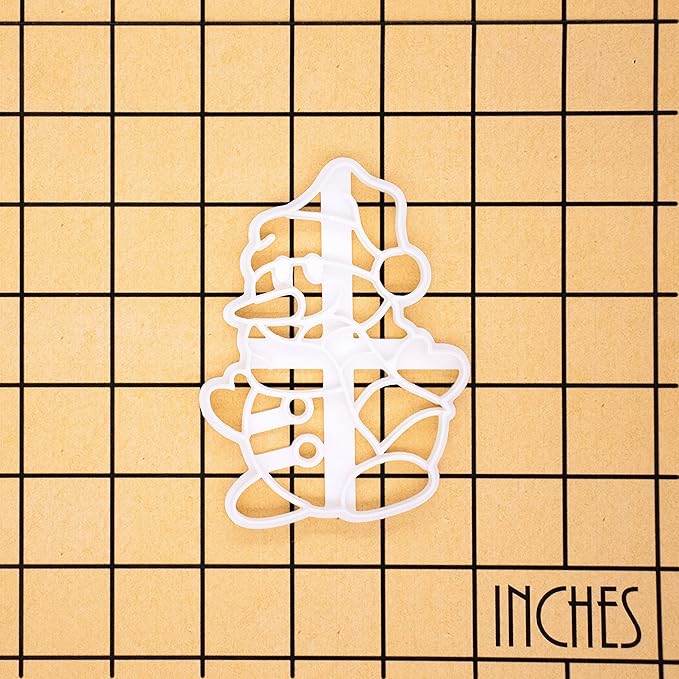 Snowman cookie cutter, 1 piece - Bakerlogy