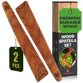 Wooden Spatula for Cooking, Flat Teak 12" Turner, Sturdy & Easy to Clean
