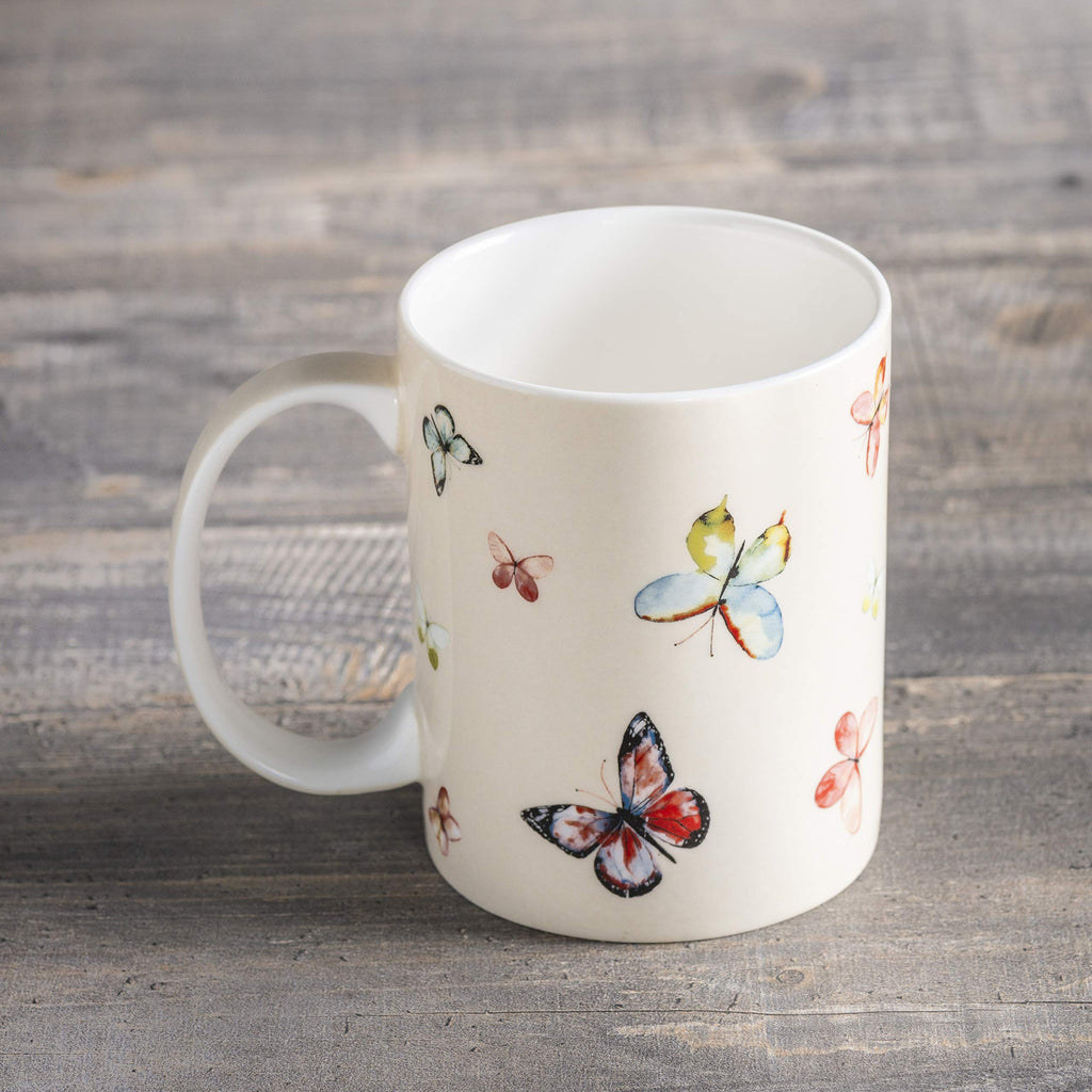 Maison d' Hermine Coffee Mug with Handles Tea Cups (15 Ounce, Pack of 1)
