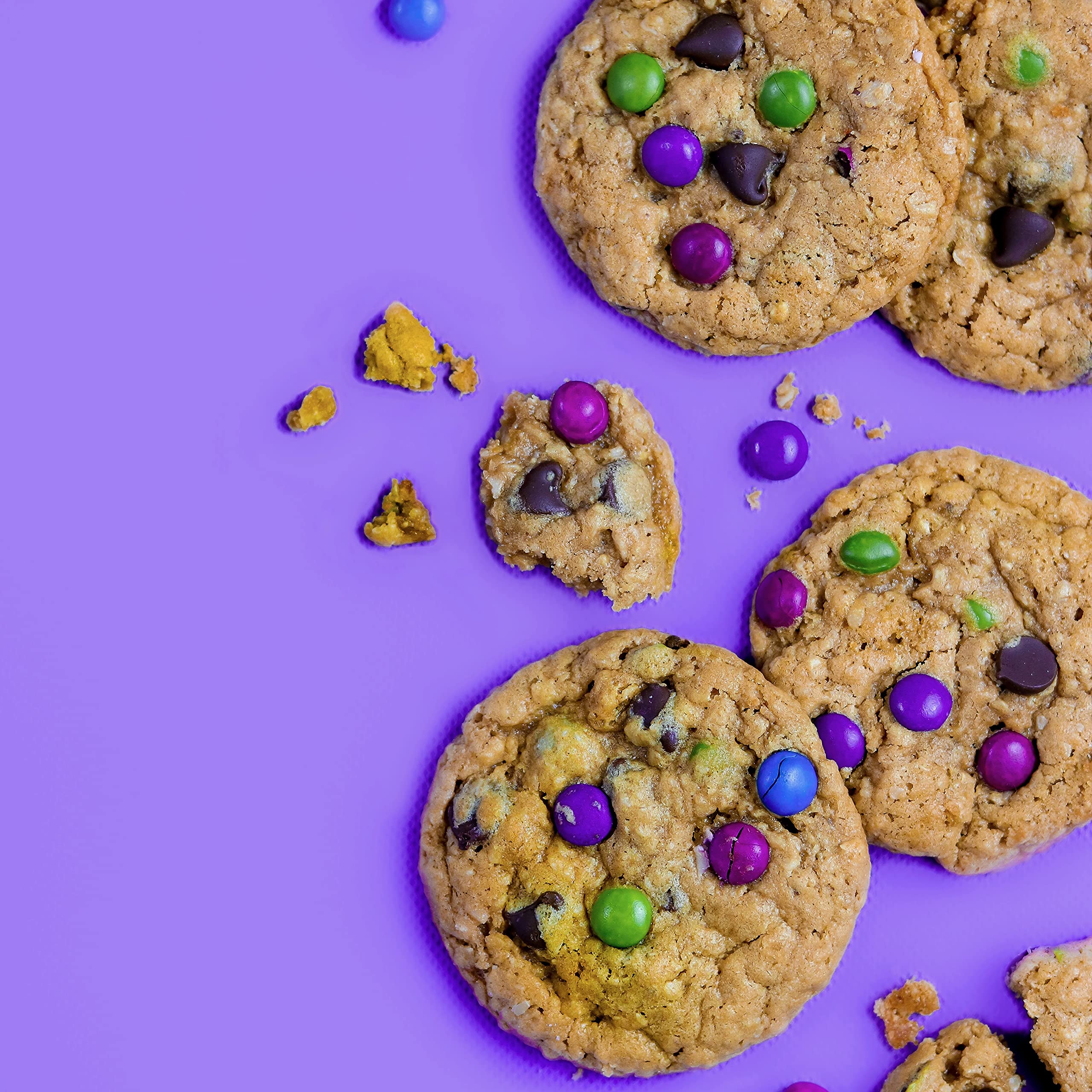Miss Jones Baking Gluten-Free Chocolate Chip Cookie Mix - More Chocolate Chips, 50% Lower Sugar, Naturally Sweetened Desserts & Treats (Pack of 6)