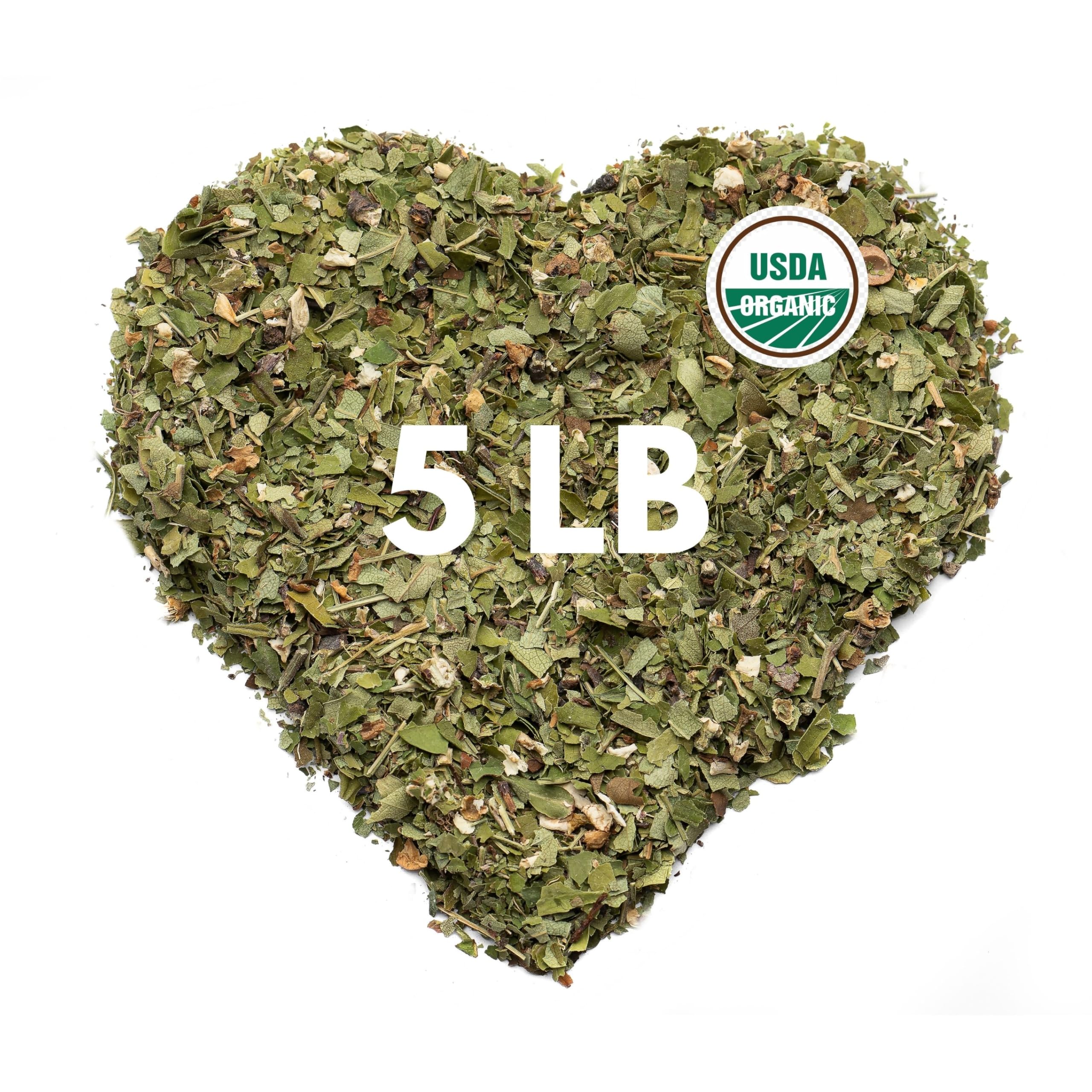 Super Value Pack 5 LB – Organic Hawthorn Leaf & Flower - Crataegus monogyna