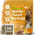 FreshDrinkUS, Premium 50 Barley Tea Bags, 100% Natural & Pure from Barley. Herbal Tea. Made with Natural Material Tea Bags. No Sugar, No Caffeine, No Gluten, Vegan.
