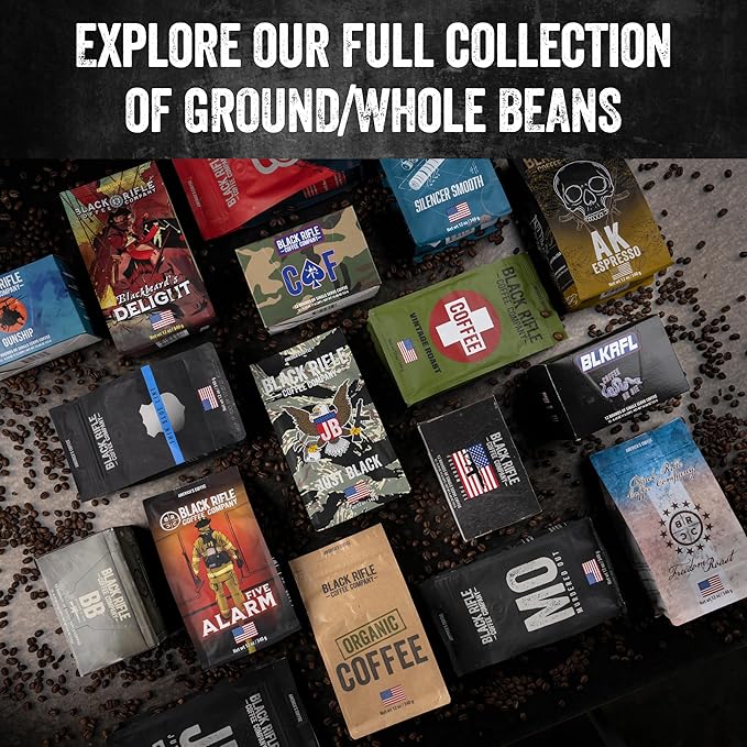Black Rifle Coffee Company Dark Roast K Cups - Single Serve K Cups Coffee Pods - Kcup Pods Compatible with Keurig 1.0 & 2.0 - Made from Pure Arabica Beans (Beyond Black, 84 Count)