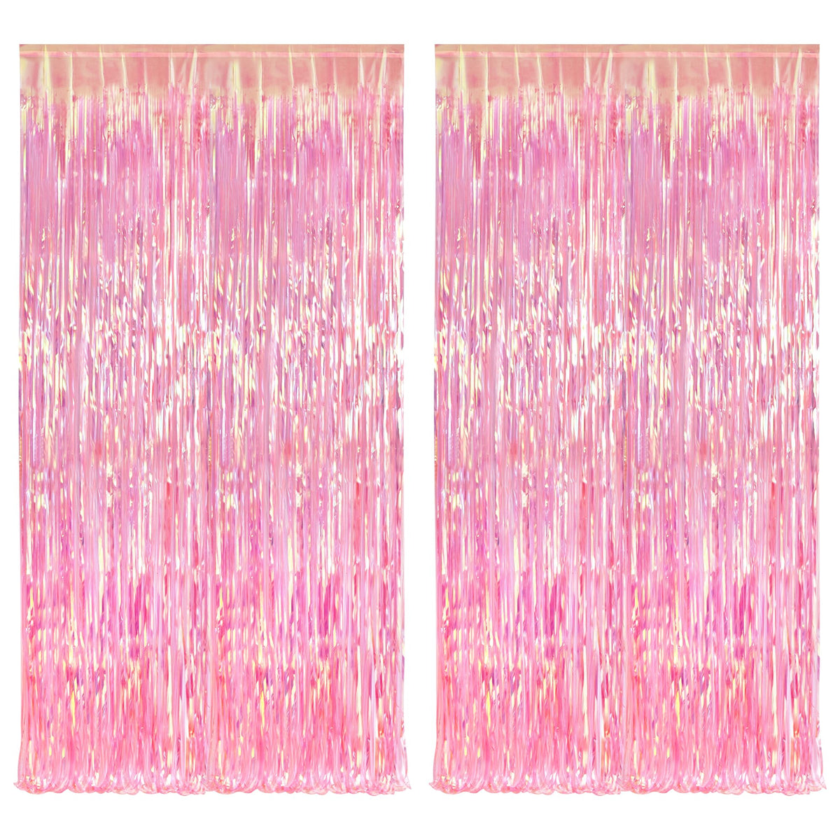 BRAVESHINE Pastel Green Streamers Party Backdrop Decorations 2 Pack