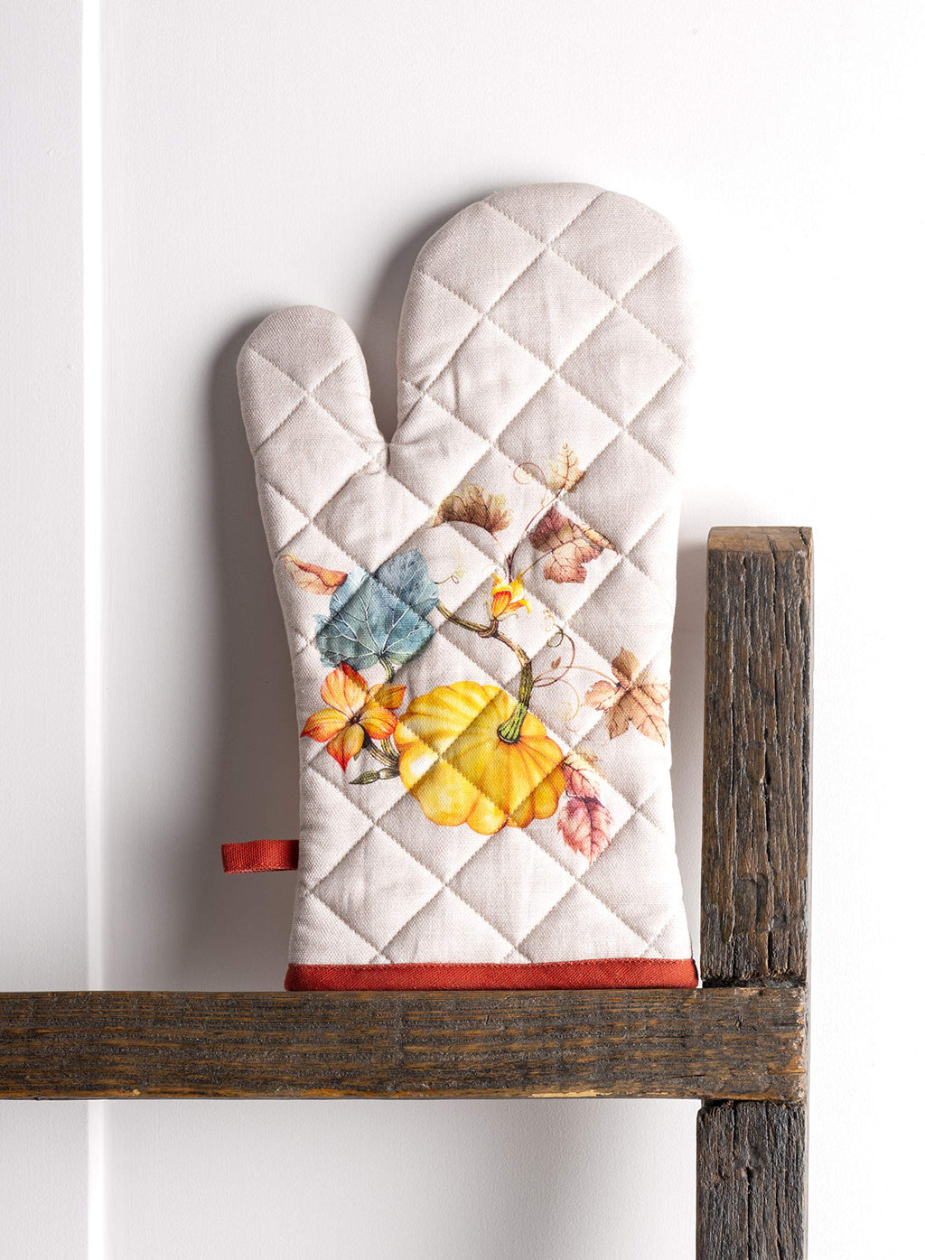 Maison d'Hermine Oven Gloves 100% Cotton Oven Mitt (7" x 13", Pack of 1)