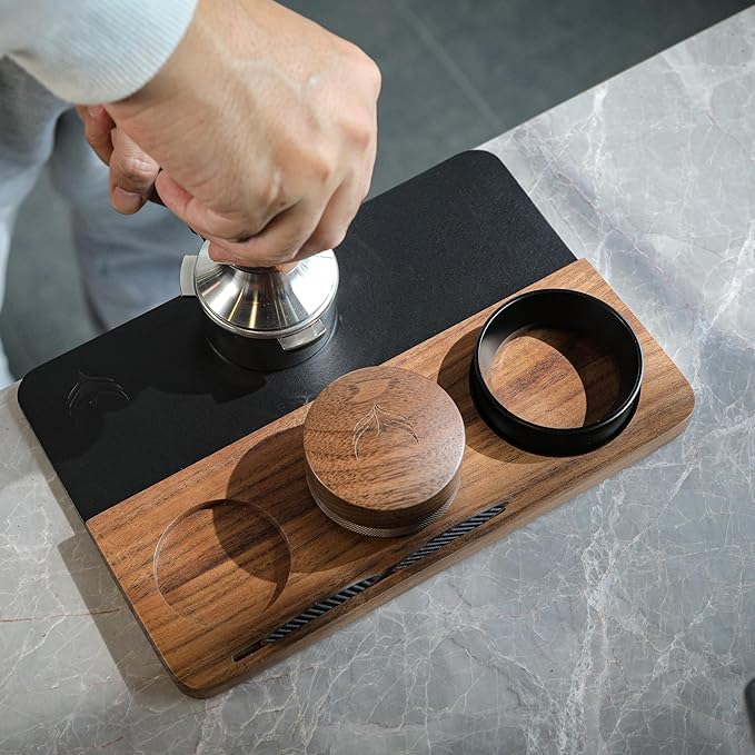 Breville Espresso Accessories Kit Includes 54mm Bottomless Portafilter, Precision Tamper, Coffee Distributor, Leather Tamping Mat and WDT Tool