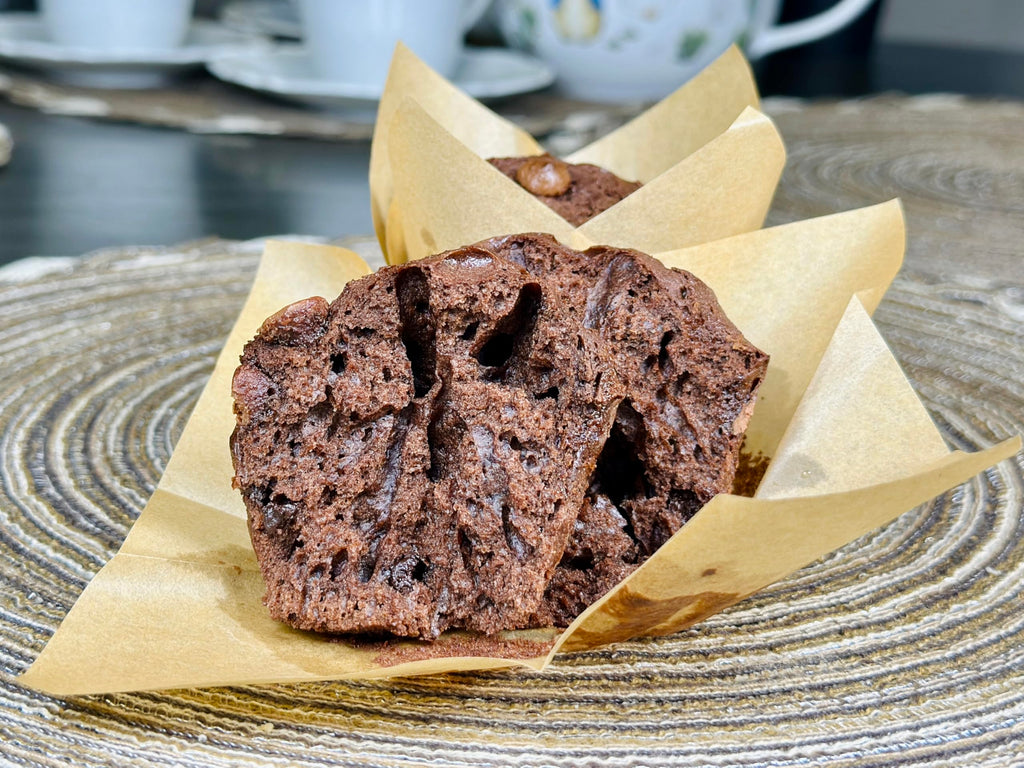 Molibake Chocolate Muffin Mix - Pack of 1 – Premium Chocolate Muffins Baking Mix with Cocoa Powder and Real Chips for Home Oven and Maker – 14 oz – Easy-to-Use Mix for Fluffy, Bakery-Style Homemade