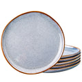 AmorArc Ceramic Dinner Plates Set of 6, 10.5 Inch Stoneware Plates Set