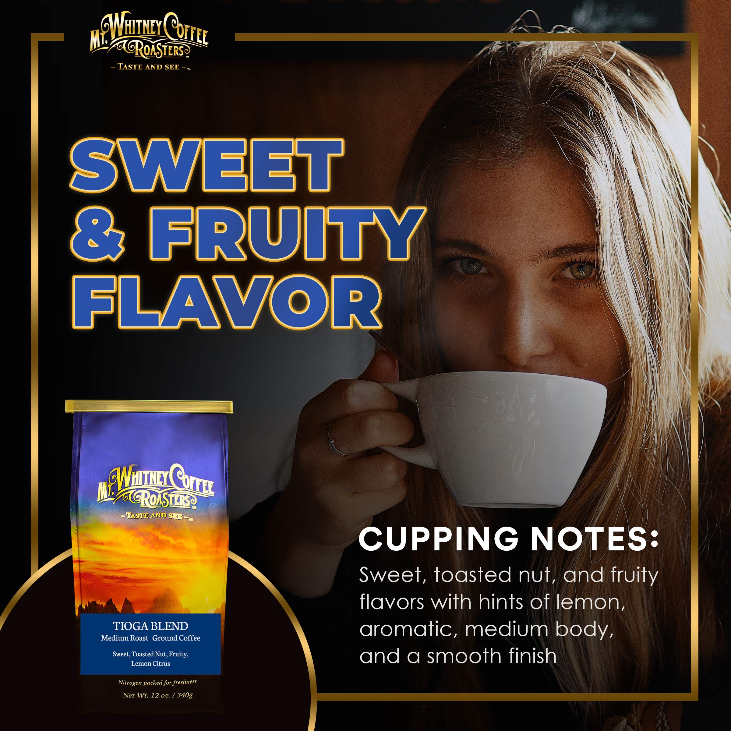 Mt. Whitney Tioga Blend Coffee (Ground, 12 Oz)